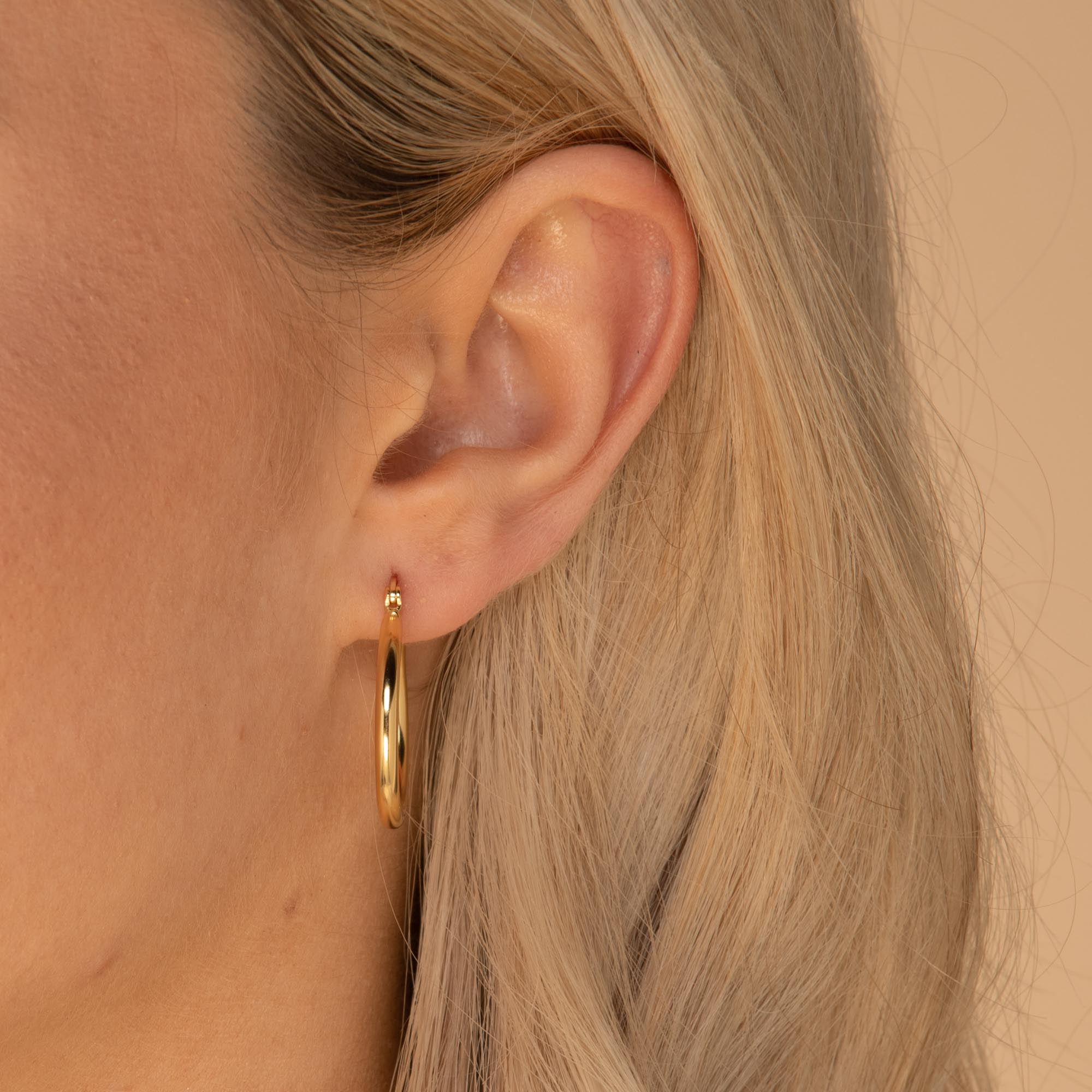 Classic Hoop Earrings Gold