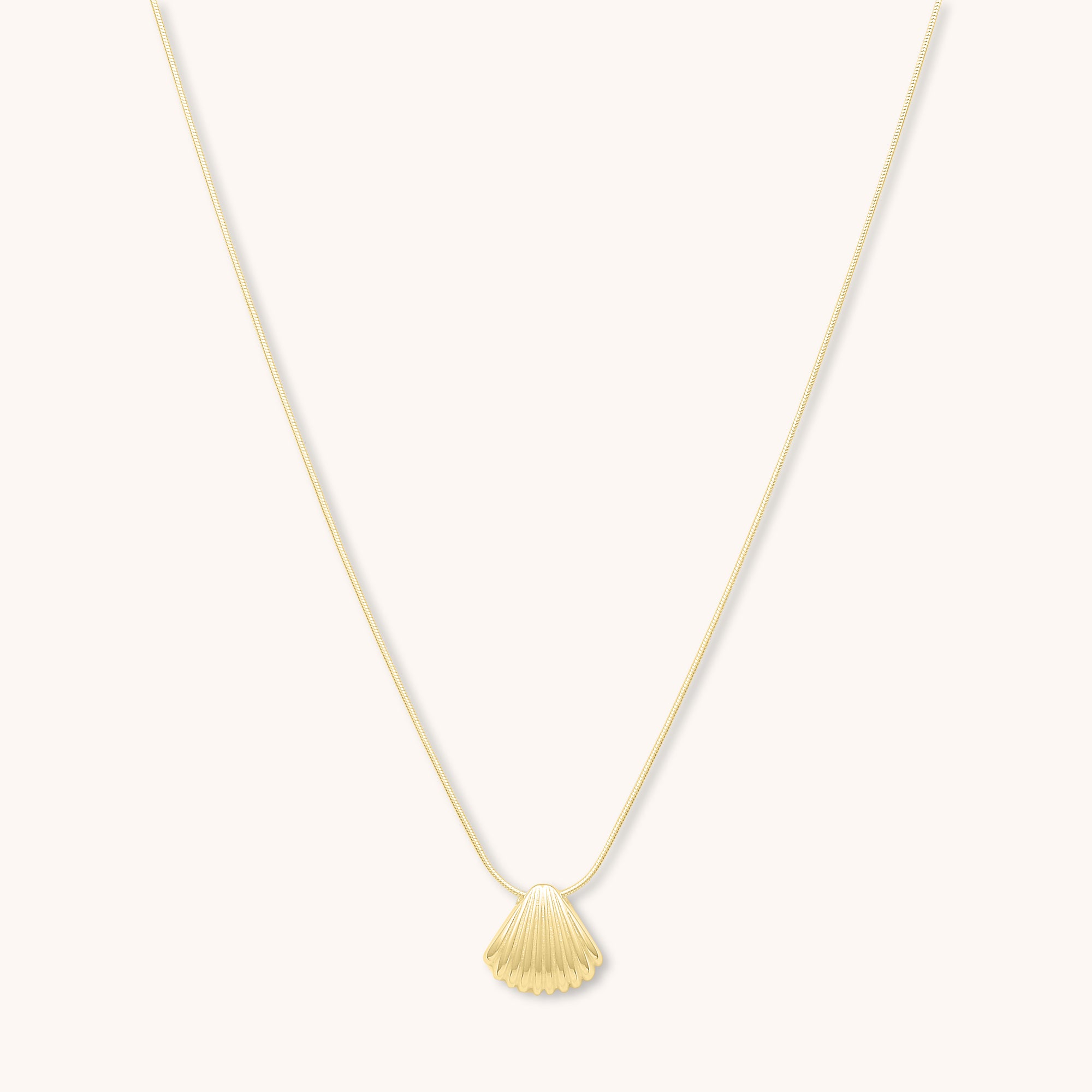 Shell Necklace Gold