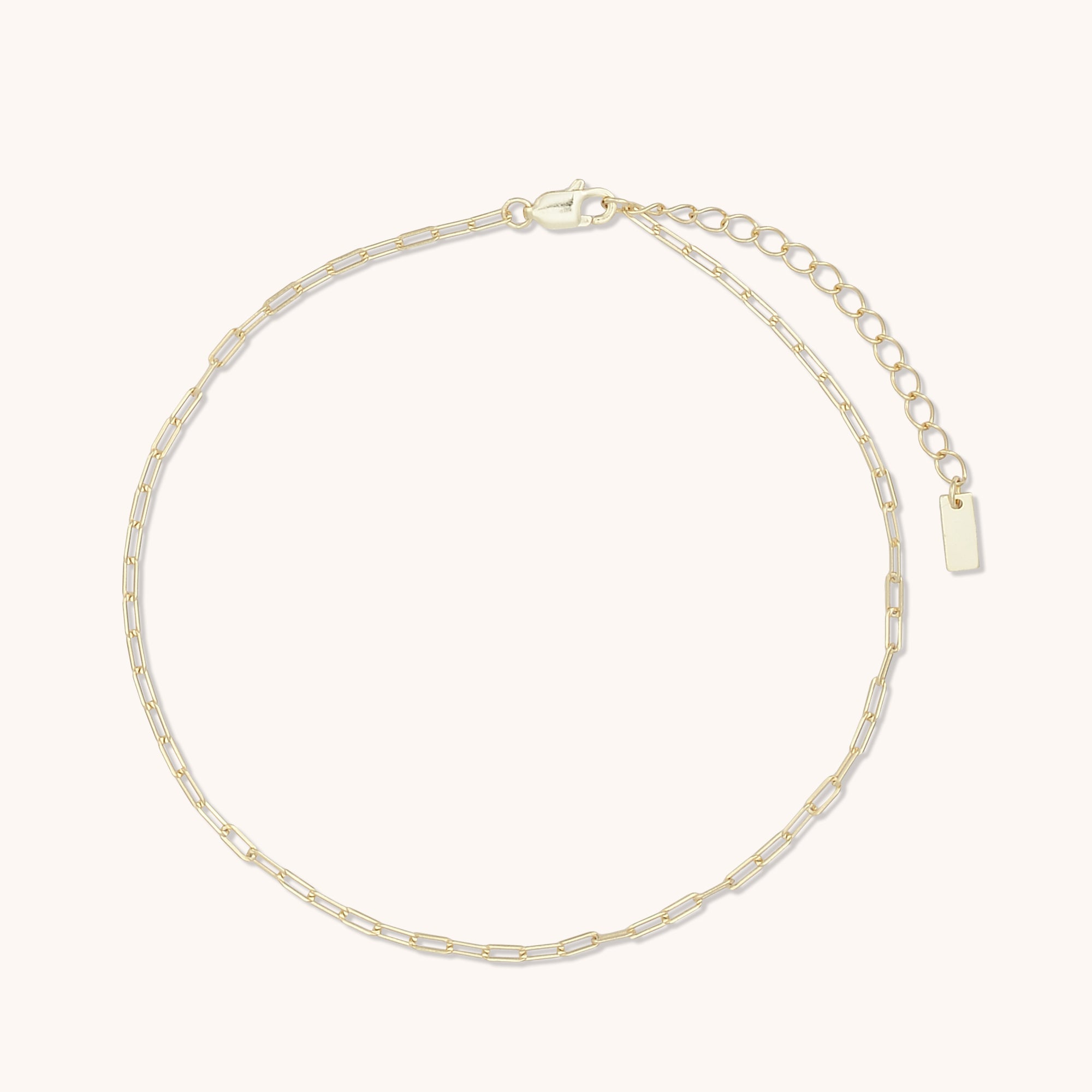 Link Anklet Gold